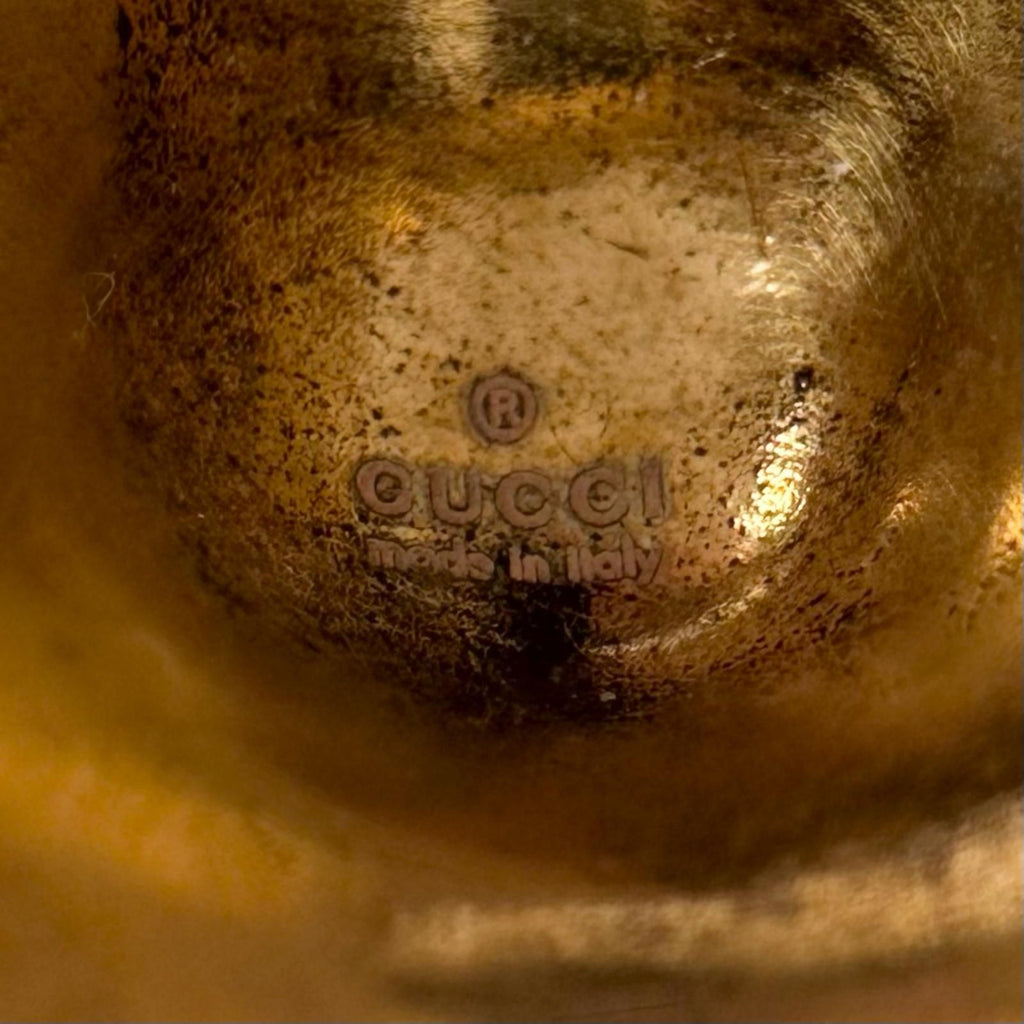 Gucci Lion Head Metal Gold Ring