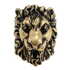Gucci Lion Head Metal Gold Ring