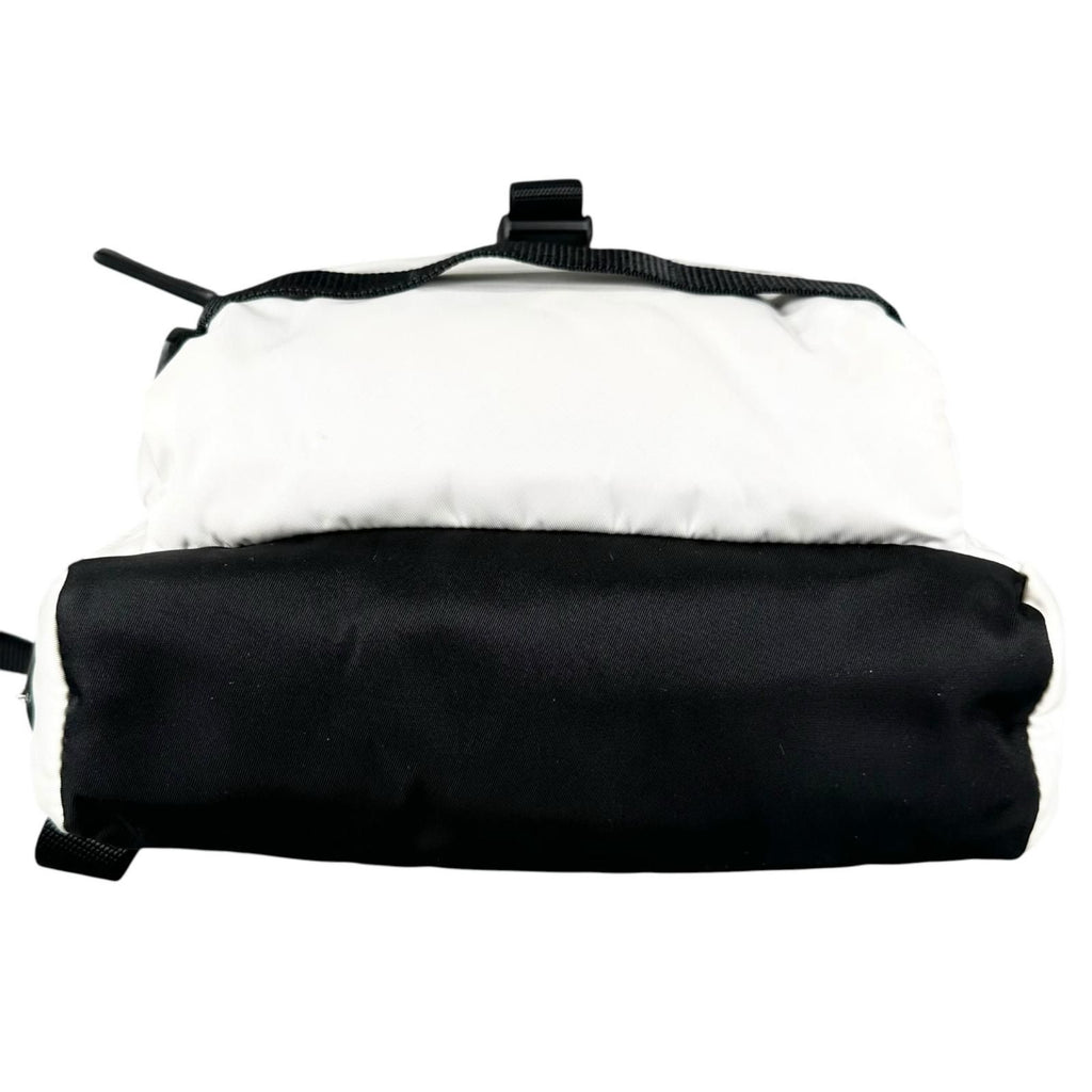Prada Tessuto Montagn Sling Bag Nylon Saffiano Leather Black — view 3