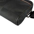 Louis Vuitton Acrobat Damier Geant Noir Leather Nylon Black Belt Bag Silver — view 7