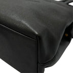 Chanel Coco Charm Caviar Leather Black Tote Gold — view 7