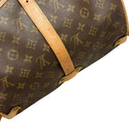 Louis Vuitton Saumur 35 Monogram Leather Brown Shoulder Bag Gold — view 6