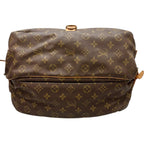 Louis Vuitton Saumur 35 Monogram Leather Brown Shoulder Bag Gold — view 3