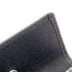 Louis Vuitton Multicles 4 Taiga Ardoise Leather Black 4 Key Case Silver — view 9