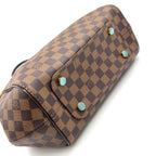 Louis Vuitton Marribbon PM Damier Ebene Leather Brown Tote Gold — view 9