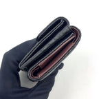 Chanel Classic Small Flap Random Caviar Leather Black Bordeaux Trifold Wallet — view 7