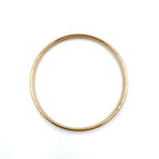 Hermes Uni Metal Enamel Ivory Gold Bangle Bracelet — view 3