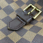 Louis Vuitton Soho Damier Ebene Leather Brown Backpack Gold — view 7