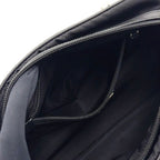 Prada Leather Nylon Black Clutch Silver — view 7