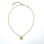 Louis Vuitton Collier Metal Gold Plated Silver Necklace — view 3
