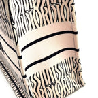 Dior Book Tote Canvas Navy Pink Beige — view 9
