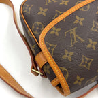 Louis Vuitton Sologne Monogram Leather Brown Shoulder Bag Gold — view 9