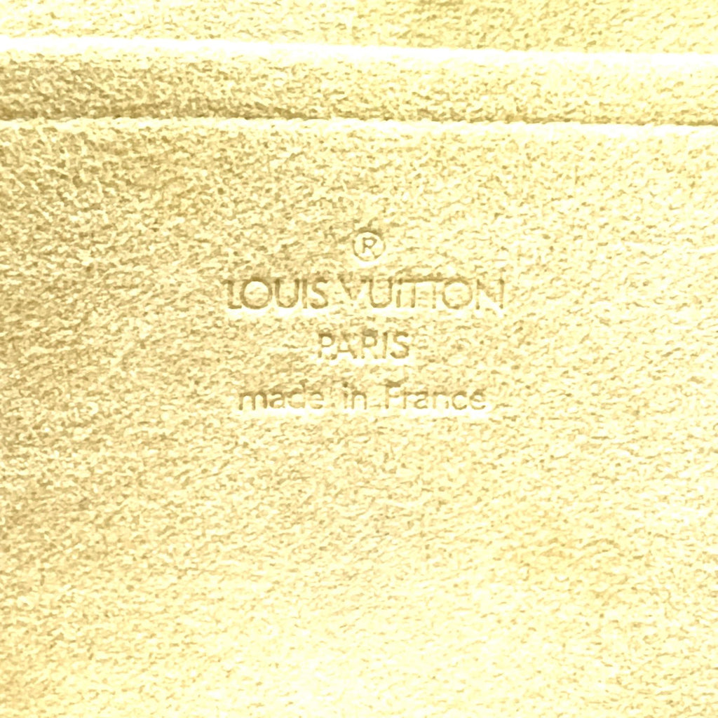 Louis Vuitton Pochette Twin GM Monogram Leather Brown Shoulder Bag Gold — view 4