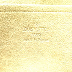 Louis Vuitton Pochette Twin GM Monogram Leather Brown Shoulder Bag Gold — view 4
