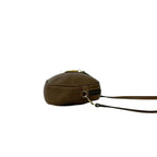 Gucci Vintage Plus Logo Leather Mini Shoulder Bag Brown — view 6