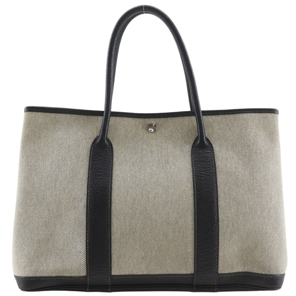 Hermes Garden Party PM 36 Toile Ash Gray Tote