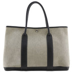 Hermes Garden Party PM 36 Toile Ash Gray Tote