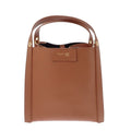 Celine Small Cubo 2-Way Shoulder Bag Calf Brown Soft Tan Gold