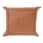 Celine Small Cubo 2-Way Shoulder Bag Calf Brown Soft Tan Gold — view 6