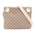 Gucci Shoulder Bag GG Canvas Beige Brown