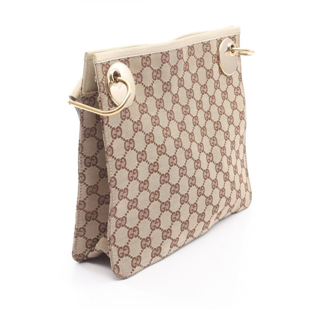 Gucci Shoulder Bag GG Canvas Beige Brown — view 2