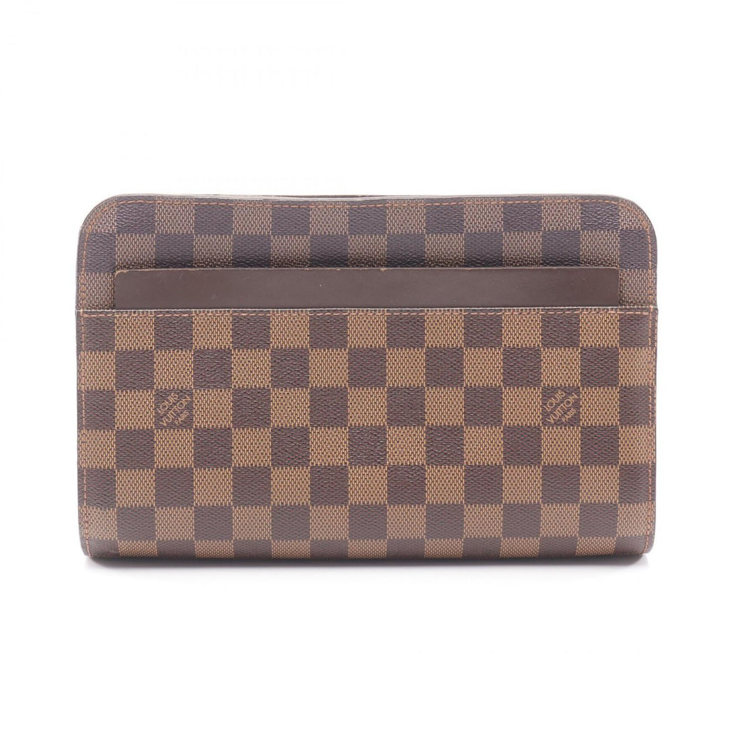 Louis Vuitton Clutch Saint Canvas Leather