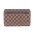 Louis Vuitton Clutch Saint Canvas Leather