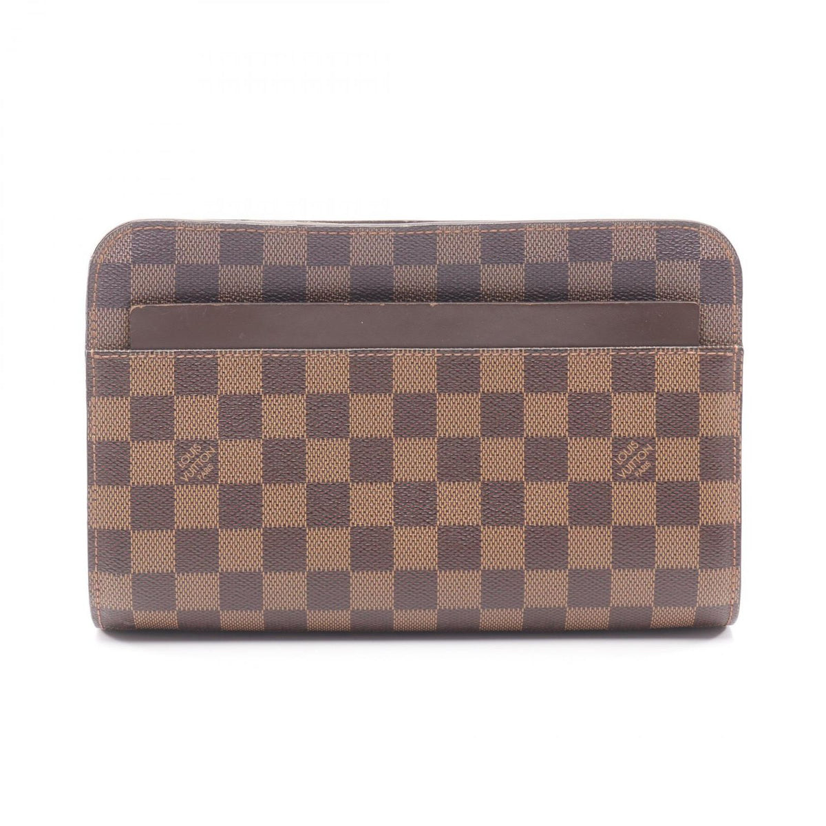 Louis Vuitton Clutch Saint Canvas Leather