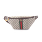 Gucci Waist Bag Ophidia Large Beige Dark Brown