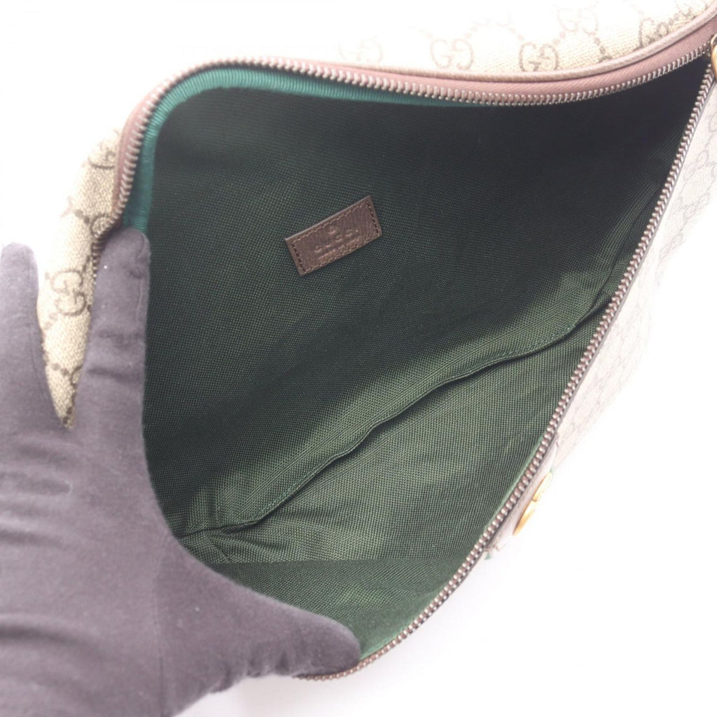 Gucci Waist Bag Ophidia Large Beige Dark Brown — view 3