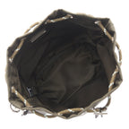 Prada Pouch Tessuto Tech Drawstring Purse Khaki Nylon — view 3
