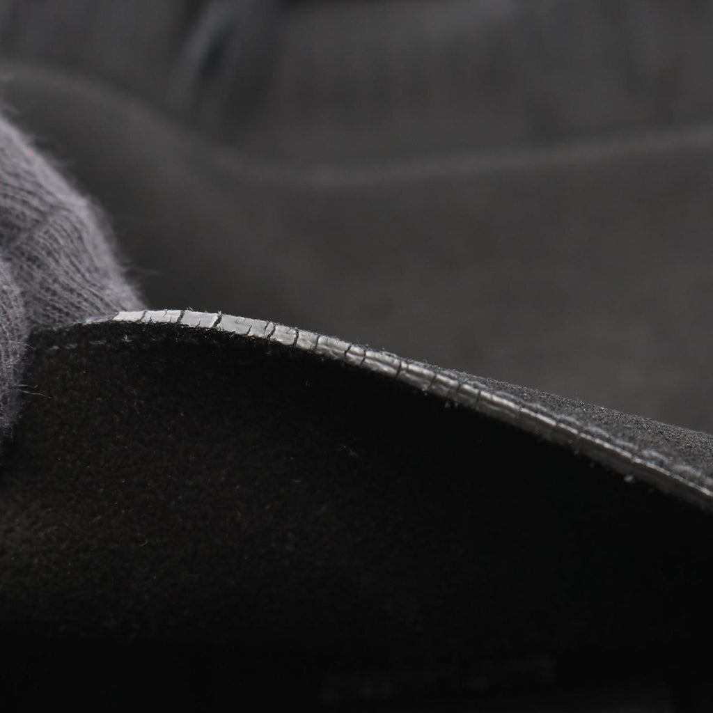 Saint Laurent Paris Shoulder Bag Fringe Black Suede — view 6