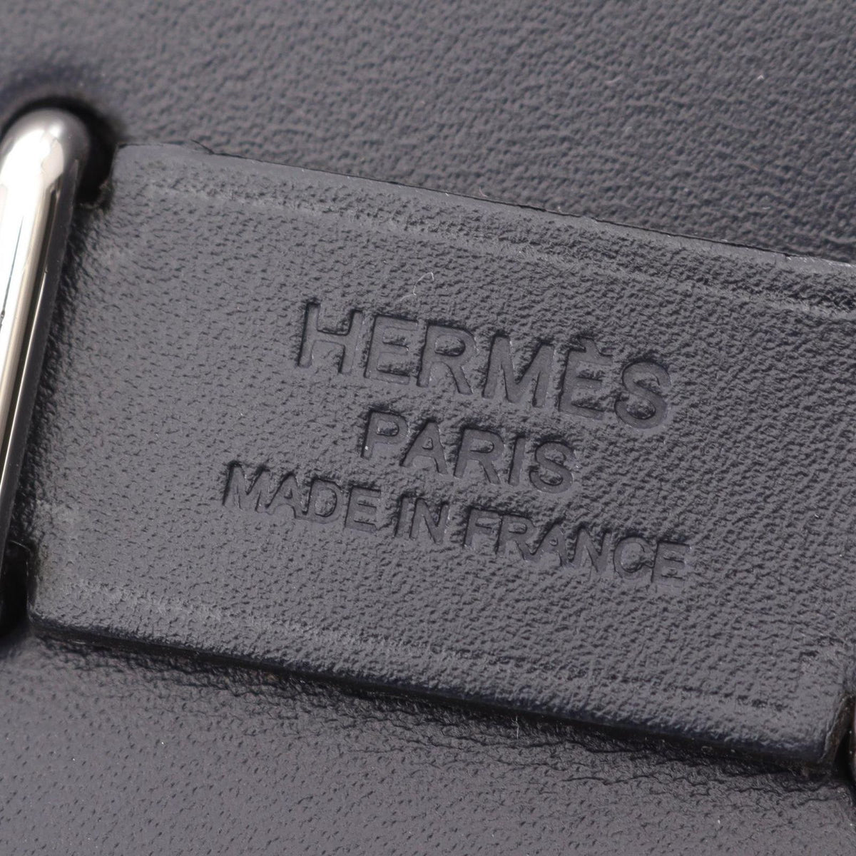 Hermes Shoulder Bag Herbag Zip Mini Black Blue New Canvas Leather Zip PM — view 4