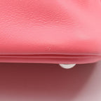 Hermes Handbag Bolide 27 2-Way Rose Azalea Leather Calf — view 6