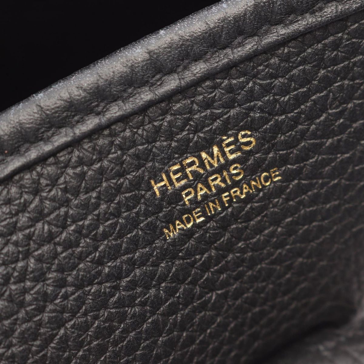Hermes Shoulder Bag Evelyne 3 Trois PM Black Leather — view 4
