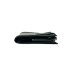 Gucci Vintage Plus Logo Leather Clasp Bifold Wallet Navy — view 5