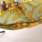 Loewe Waist Bag Paula's Ibiza Anagram Green Yellow Canvas — view 5