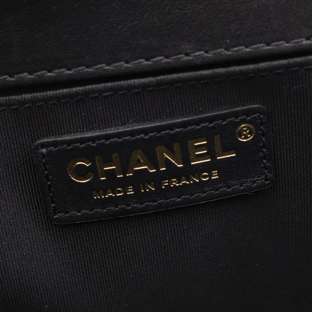 Chanel Shoulder Bag Black Lambskin Chain — view 4