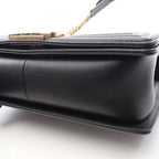 Chanel Shoulder Bag Black Lambskin Chain — view 8