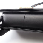 Chanel Shoulder Bag Black Lambskin Chain — view 7