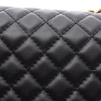 Chanel Shoulder Bag Black Lambskin Chain — view 6