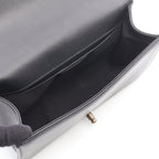 Chanel Shoulder Bag Black Lambskin Chain — view 3