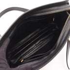 Chanel Tote Triple CC Logo Black Caviar Leather Coco — view 3