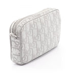Dior Shoulder Bag Kids Multi Function Small White Oblique Gray Canvas — view 2