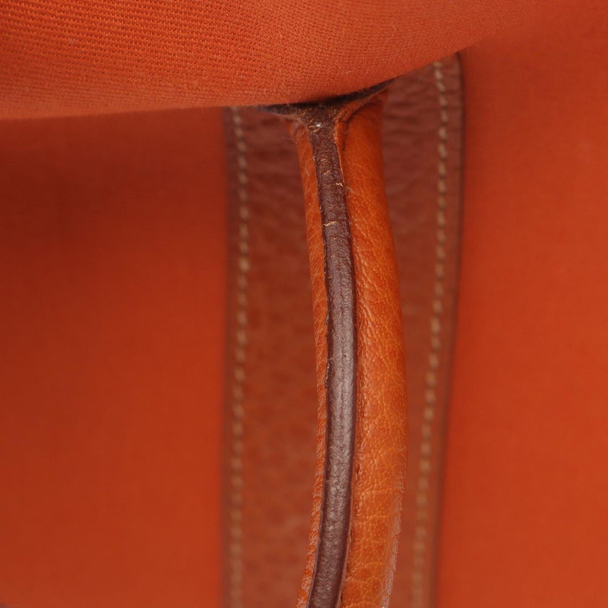 Hermes Tote Garden Party PM Potiron Leather Canvas — view 8
