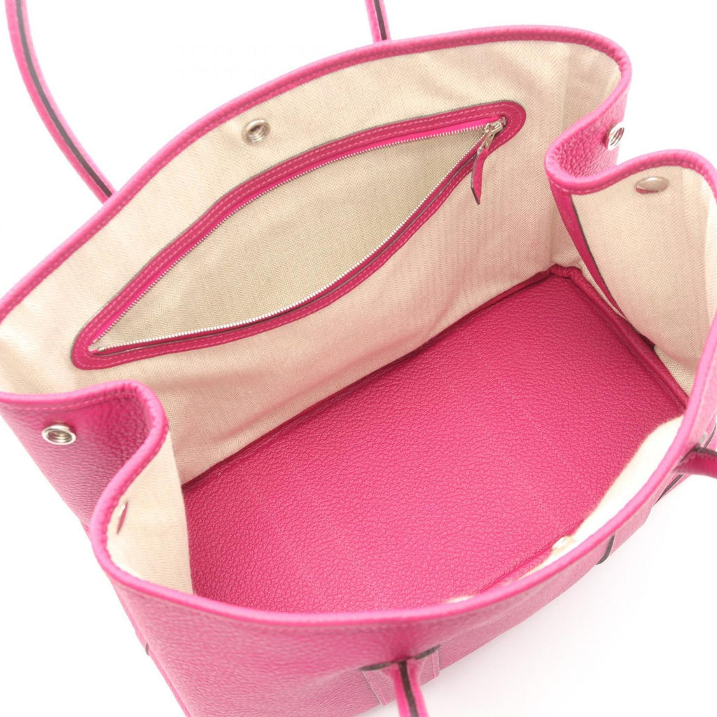 Hermes Tote Garden Party PM Rose Purple Leather — view 3