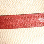 Hermes Tote Garden Party PM Rouge Garance Leather — view 5