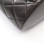 Chanel Backpack Quilted Black Lambskin Double Turnlock Chain — view 6