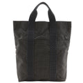 Hermes Her Line Cabas Tote Canvas Gray Handbag