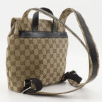 Gucci GG Canvas Brown Backpack — view 3